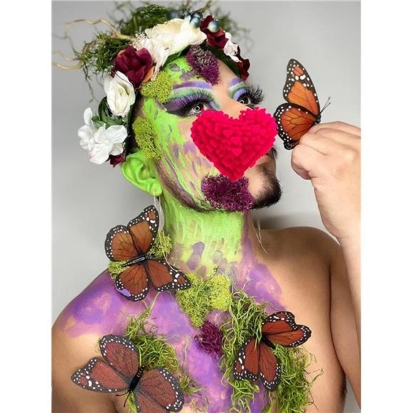 Floral Garland Crown Hair Wreath Flower Headband Halo Floral Headpiece Boho - Picture 3 of 8